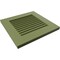 Ekena Millwork 12"W x 12"H True Fit PVC Louver Shutters Sample, Moss Green SAMPLE-TFPLVMG - alternate 2